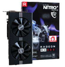 Sapphire AMD Radeon NITRO+ RX 580, 8GB GDDR5 Grafikkarte GPU mit OVP