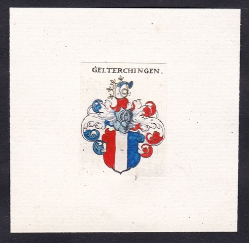 Gelterchingen wappen coat - gelterchingen, of