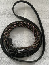 Lederzügel Pferd geflochten