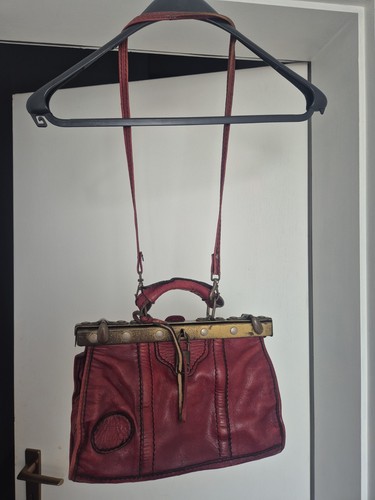 Vintage leder arzttasche - vintage,