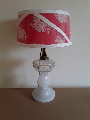 Tischlampe glasfuß - tischlampe,