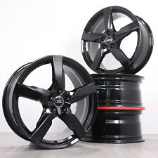 Alufelgen 19Zoll Audi TT TTS 8S Original Felgen Satz Polygon schwarz 8x19 ET52