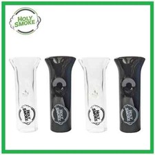 Glas Rauchspitzen, wiederverwendbare glasfilterspitze, schwarz oder transparent 10 mm x 35 mm