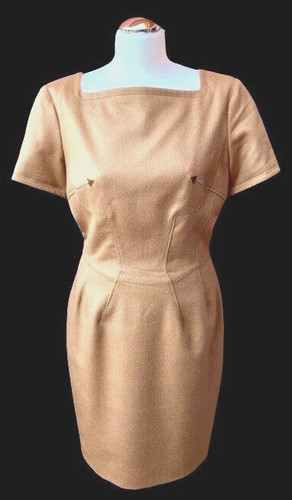 Thierry mugler kleid camel - thierry,