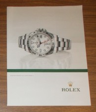 Seltene Werbung vintage ROLEX OYSTER PERPETUAL EXPLORER II Uhr 2013