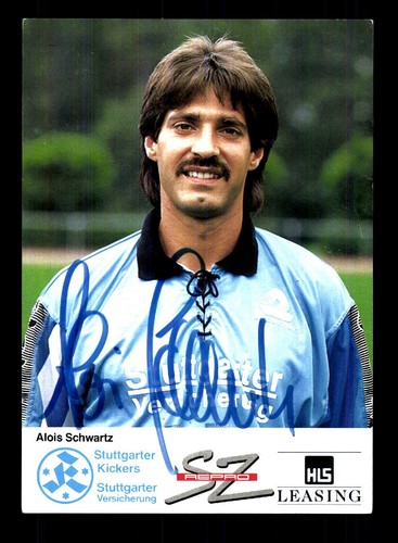 Alois schwartz autogrammkarte - alois,