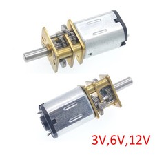 3-12V DC Mini Getriebemotor GA12-N20 Langsam Geschwindigkeit Vollmetall Getriebe