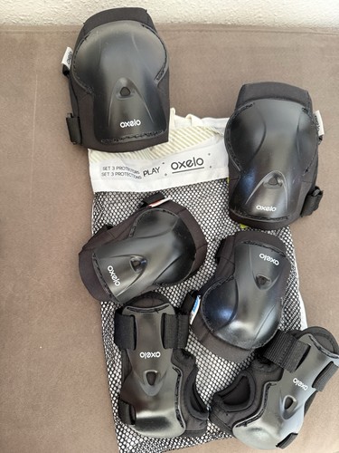 Oxelo protektoren schoner set - oxelo, protektoren/schoner