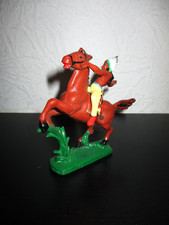 DDR Spielzeug Indianer auf Pferd - Rar .