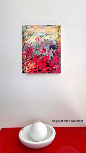 Original acryl 24x30 abstrakt - original,