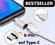 IOS auf USB C Adapter 8-Pin zu Typ C Stecker IPhone Schnell Lade Für Android