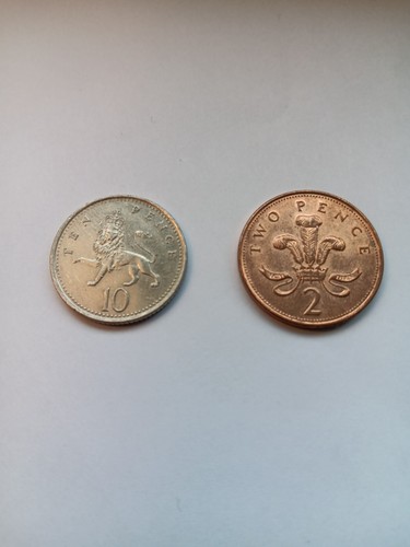 Ten pence 1992 - 1992, two