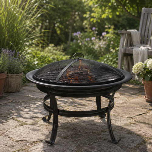 Feuerschale 75cm grillrost - feuerschale,