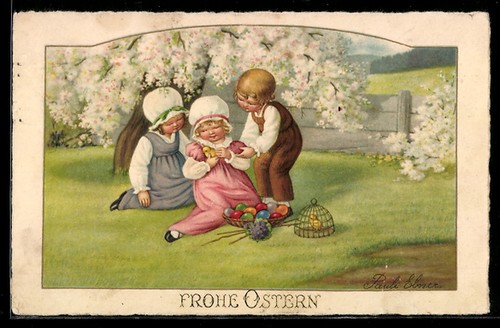 Künstler pauli ebner drei - künstler-ak,