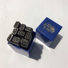 Schlagzahlen Stempel Schlagstempel Schriftgröße 8 mm  (W-09)