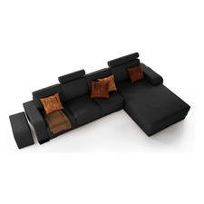 Ecksofa + USB,Polster Sofa