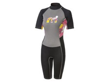 Mistral Damen Neopren-Shorty Reißverschluss am Rücken Wassersport Anzug grau NEU