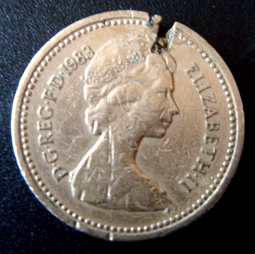 Münze one pound 1983 - münze,