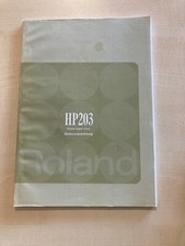 Bedienungsanleitung E-Piano Roland HP 203 Digital Piano