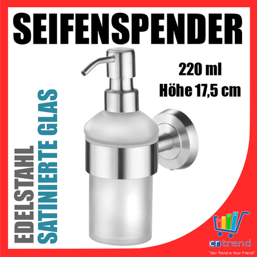 Edelstahl glas seifenspender - edelstahl,