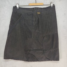 G-Star RAW Damen skirt Gr M Grau Elwood Concept Minirock Stretch Rock