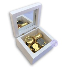 Weiß Holz Spieluhren Hölzern