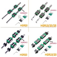 HGR15/20/25 Linearführung Schiene+HGR15/20/25CA HGW20CC Blöcke &Begrenzungsblock