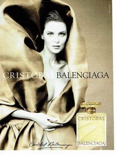 REKLAME WERBUNG 126 1998 Damen Parfum Cristobal von Balenciaga