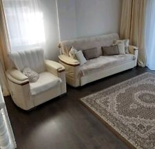 Couchgarnitur 3 teilig mit Schlaffunktion (3-er u. 2-er Sitzer, Sessel)