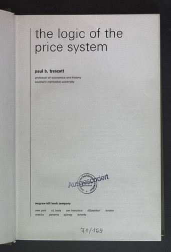 The logic price system - the,
