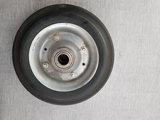 Transportrolle  250mm Laufrollen Schwerlastrolle Lenkrolle schwarz-Vollgummi unb