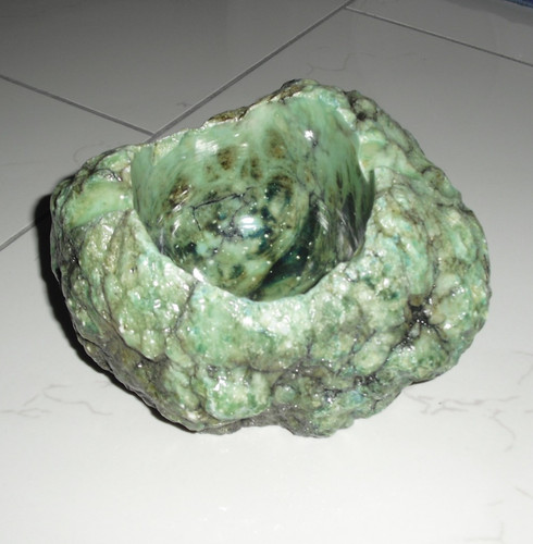 Aschenbecher genuine alabaster - aschenbecher,