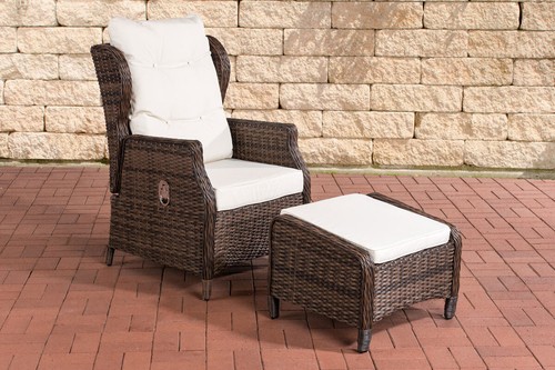 Sessel breno inkl fußhocker - sessel,