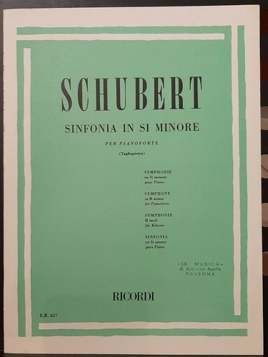 Schubert sinfonie a moll - -, a-moll