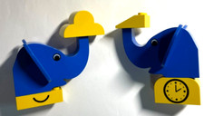 2  Elefanten - Kopf - Figuren