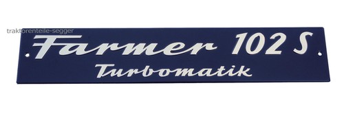 Motorhaubenschild fendt farmer - motorhaubenschild,