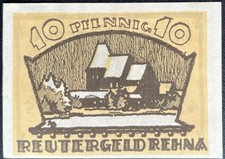 10 Pfennig  Rehna 1922