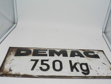 altes originales Emailleschild