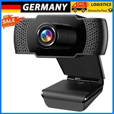 Webcam Webkamera Mit Mikrofon USB Full HD 1920x1080 30 fps Windows Mac & Android