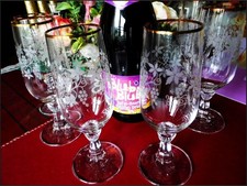 12 Edle Kristall Gläser