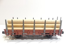 Märklin Spur 1 Rungenwagen mit Holzladung ohne OVP GW58
