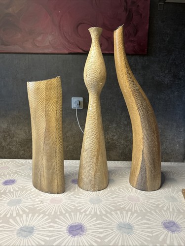 Vasen holz mit textur - holz, echte