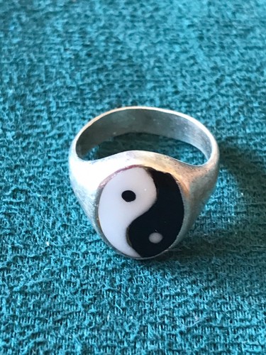 Sterlingsilber yin yang - sterlingsilber, "yin