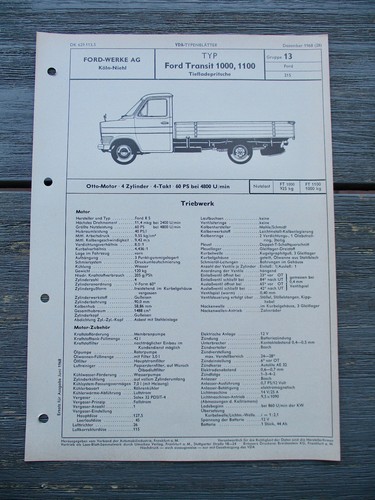 Ford transit 1000 - transit, fk