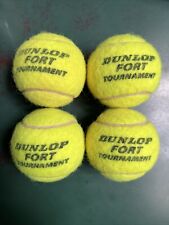 4 Tennisbälle für Anfänge,  Hund, Jonglieren Filzen, Foto Dunlop