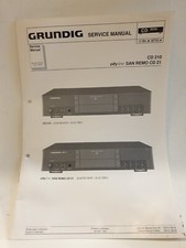 Service Manual Grundig CD 210, City Line San Remo CD 21