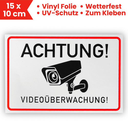 Achtung videoüberwachung - achtung!,