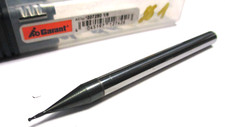 GARANT Micro VHM Kugelfräser Vollradius Ø1,0 R0,5 207280 1/6 SchaftØ6 D5176