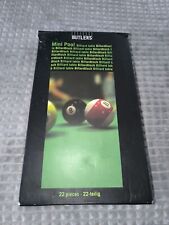 Kleiner Billardtisch/Poolbillard von Butlers, komplett 