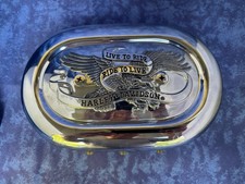 Vintage Luftfilter Abdeckung Harley Davidson Ride to Live 